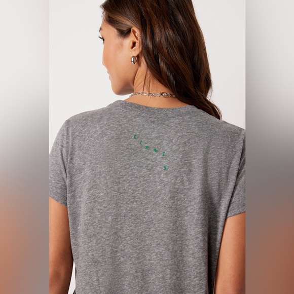 Clare V. Classic Tee Oui Grey Melange - Picture 7 of 15